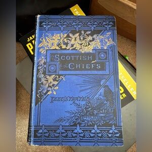 Blue Illustrated 'Scottish Chiefs' Book